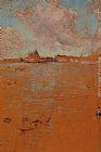 James Abbott Mcneill Whistler Famous Paintings - Venetian Scene